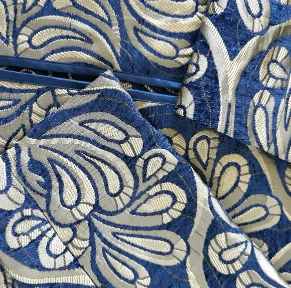 Sigrid Olsen Signature Open Front Blazer Coat Jacket Indigo Combo NWT size M - Picture 6 of 13